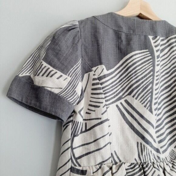 TAIKONHU Anthropologie Flights Of Fancy Short Sleeve Crop Jacket Sz 4 - Picture 11 of 15